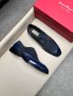 Ferragamo Man Blue Calfskin Business Leather Shoes 042897 (2)_th.jpg